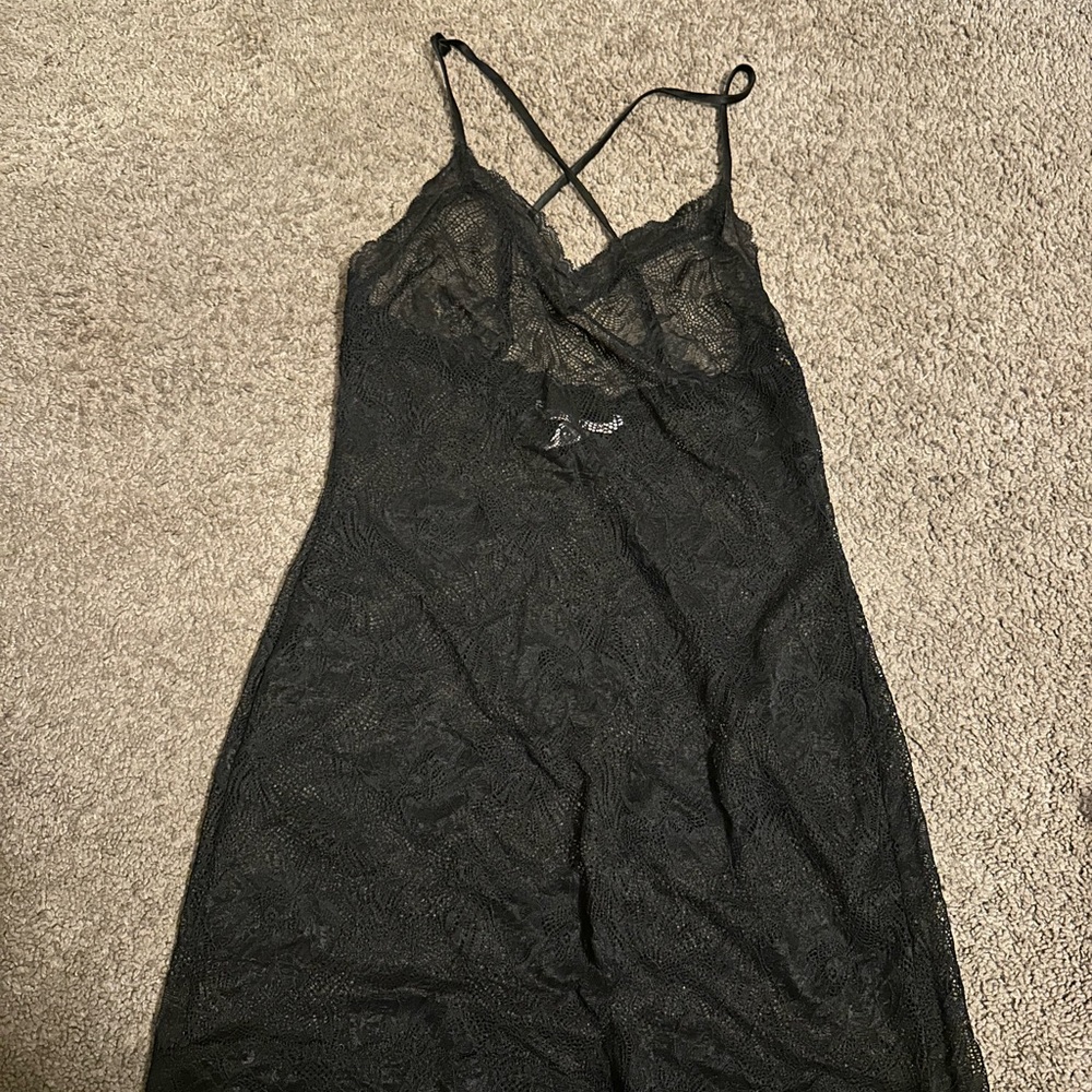 Black Lace Nightgown